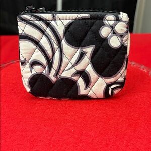 Vera Bradley Black and White Quilted Pouch